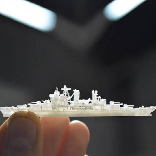 3D printed ship model