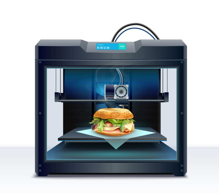 hamburger 3D printer