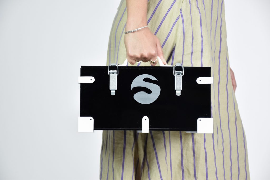 Custom transport box + person