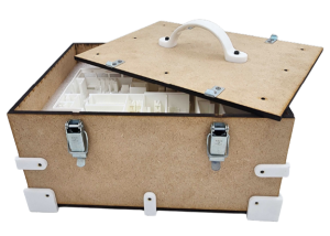 Wood MDF transport box
