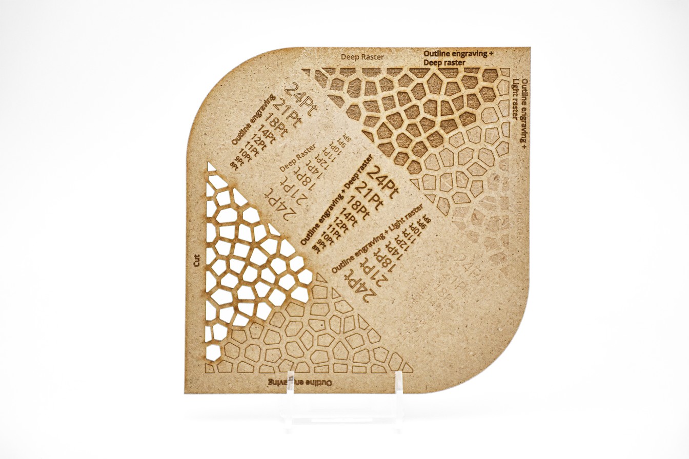 MDF test part