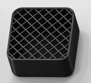 20 infill density PLA black
