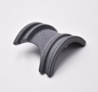 unpolished mjf pa12 part